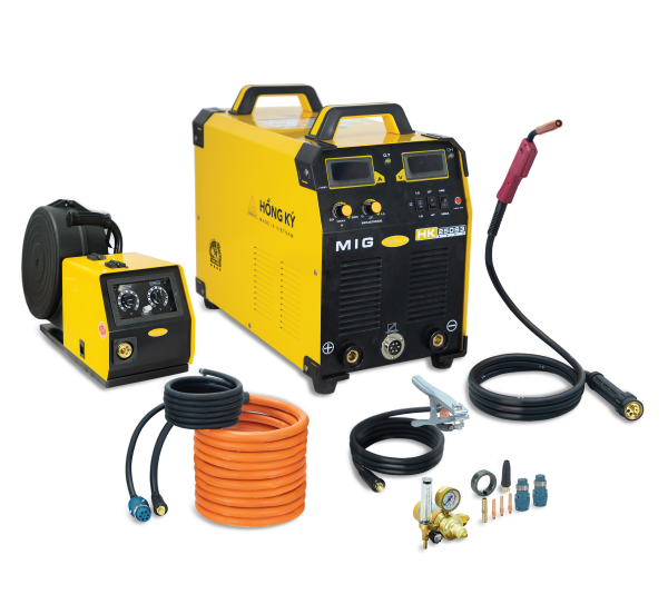 Máy hàn MIG Inverter 250 Ampe 380V dây ngoài - HKMIG250S-3